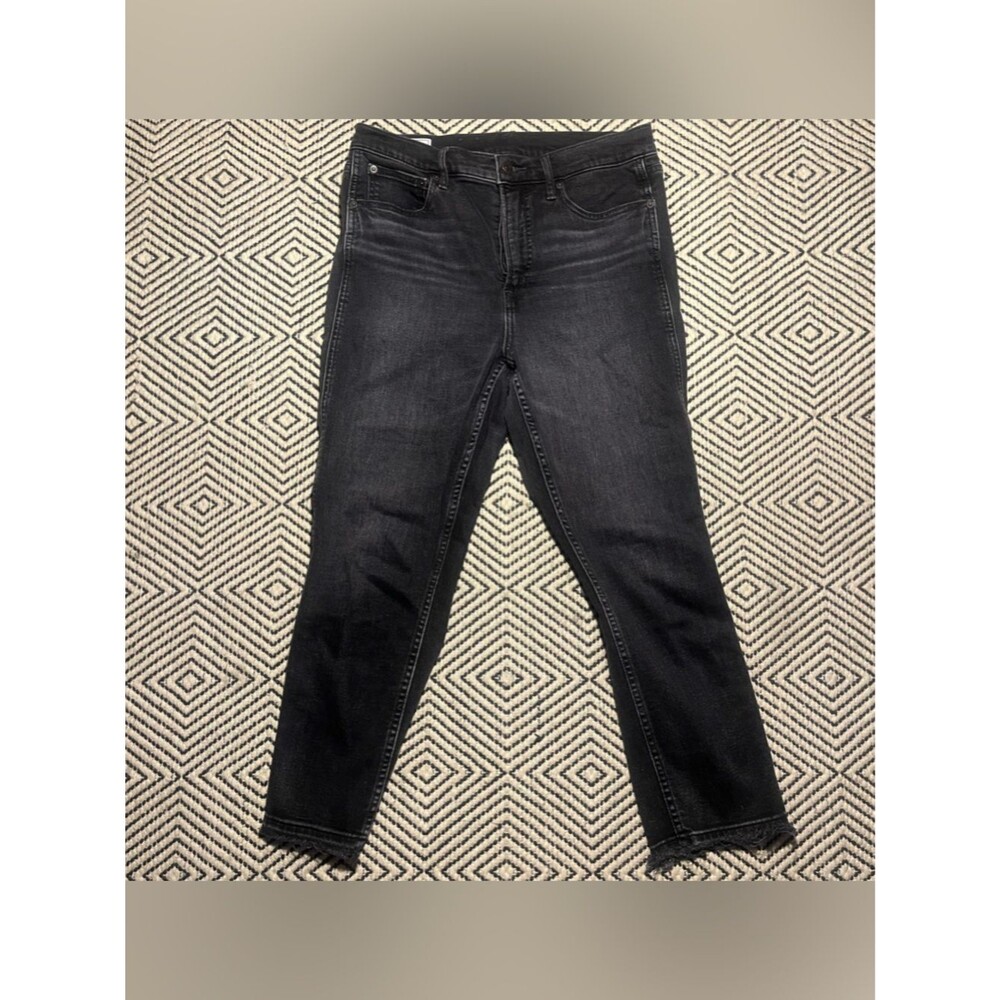 GAP Black Vintage Slim High Rise 31 12 Cotton